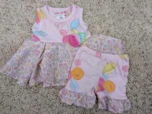 Baby Lulu 3 Months 2 Piece Set Pink Floral
